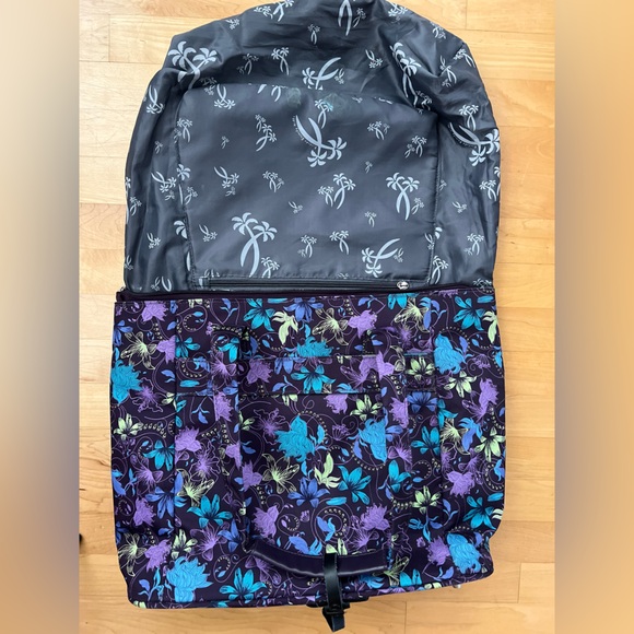 ✈️🧳Nearly New Ricardo Beverly Hills Carry-On Tote | Purple Floral - Picture 12 of 17